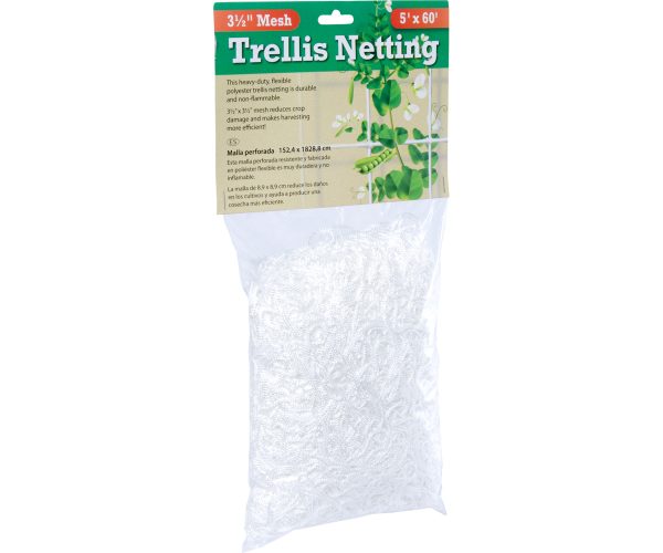 Trellis netting 3. 5" mesh, woven, 5' x 60'