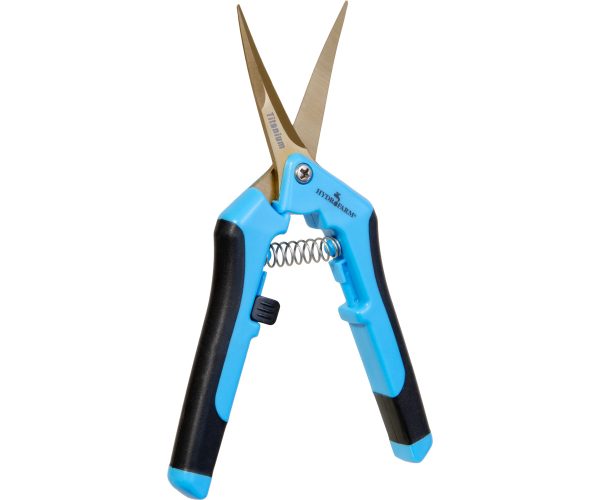 Trim fast precision curved titanium blade pruner