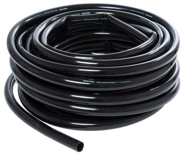 Hgtb100 25 1 - 1" id black tubing 25'