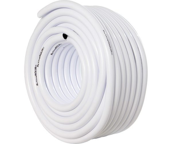 Hgtb50wb 1 - active aqua 1/2" id white & black tubing, 100'