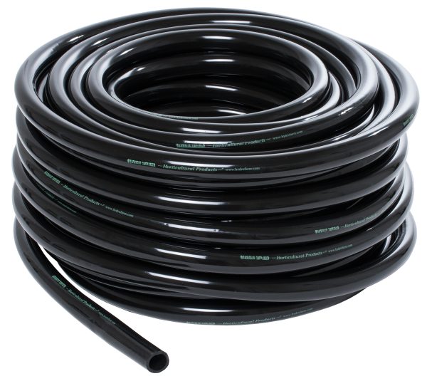 Hgtb75 1 - 3/4" id black tubing 100'