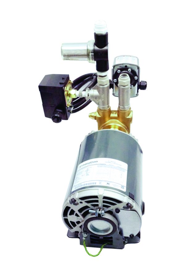 Hydrologic continuous duty booster pump for evolution