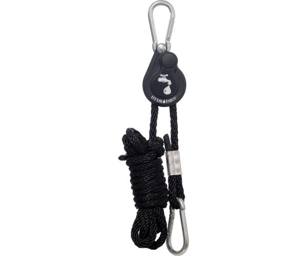 Hydrofarm light riser hanging system w/push button release, 1/4"