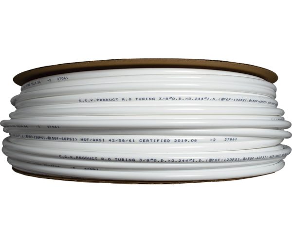 Hlt50w 1 - hydrologic white tubing, 1/2", 165' roll