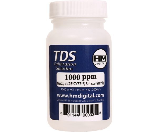 Hmdc1000 1 - hm digital 1000 ppm tds calibration solution, 3 oz (90 ml)