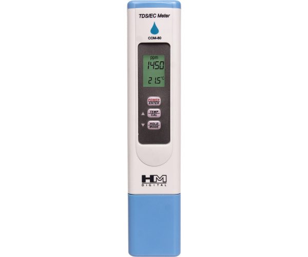 Hm digital com-80 ec/tds/temp waterproof hydro tester