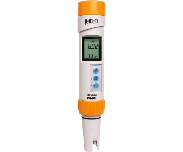Hm digital ph-200 waterproof ph/temperature meter