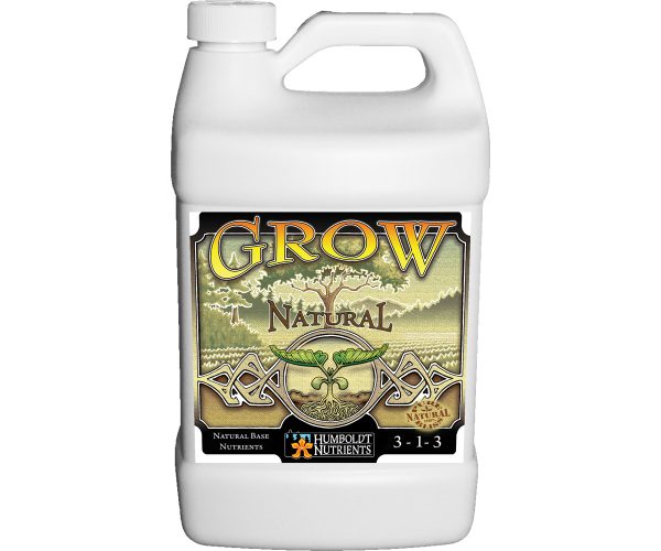 Humboldt nutrients grow natural, 2. 5 gal