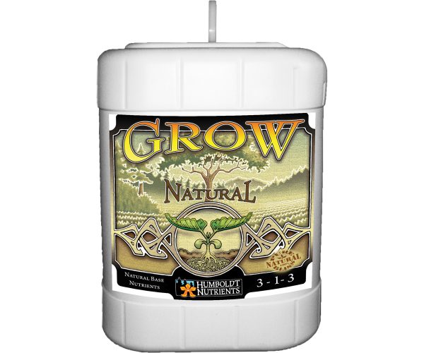 Humboldt nutrients grow natural, 5 gal