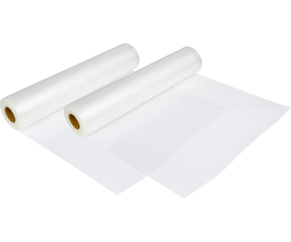 Private reserve vacuum seal plastic, cut-to-size, 11" x 197" roll (2-pack)