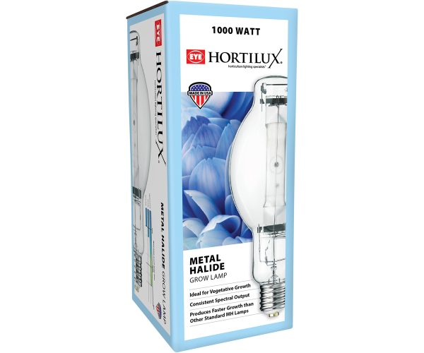 Hortilux metal halide (mh) lamp, 1000w, bt37 small, universal