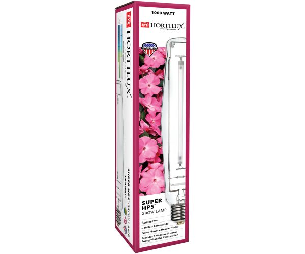 Hortilux super hps (high pressure sodium) enhanced spectrum lamp, 1000w