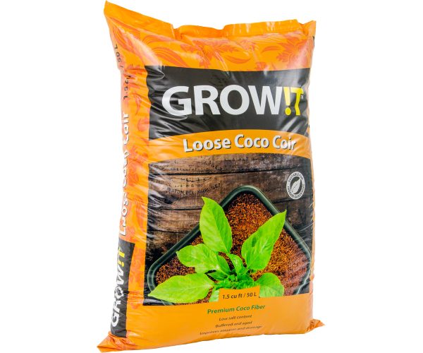 Grow! T coco coir, loose, 1. 5 cu ft