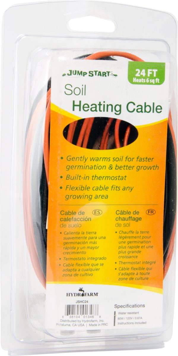 Jump start soil heating cable, 24'
