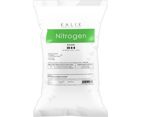 Kalix nitrogen, 25 lb (soluble)