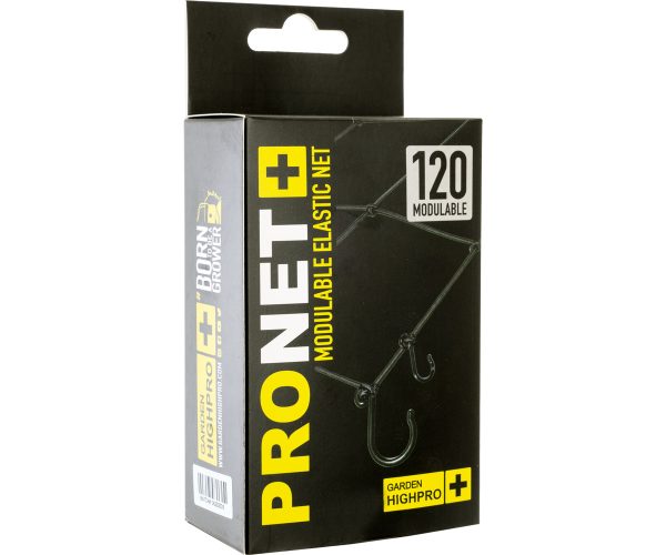 Pronet 120, modulable grow tent trellis net, 4’x4’ to 2’x2’