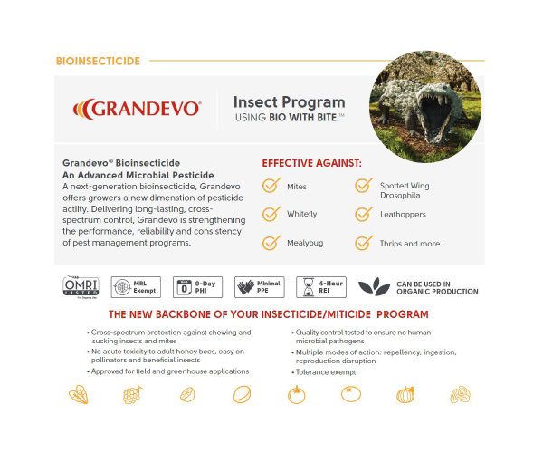 Marrone bio grandevo cg® bioinsecticide, 10 lb