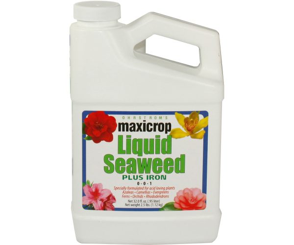 Maxicrop liquid seaweed plus iron, 1 qt