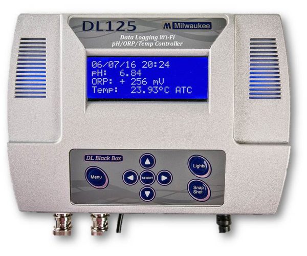 Ph/orp/temp/data logging controller with wi-fi