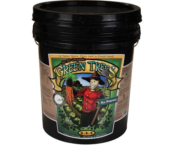 Mrgtap5g 1 - mr. B's green trees organic all purpose, 5 gallon pail, 40 lbs