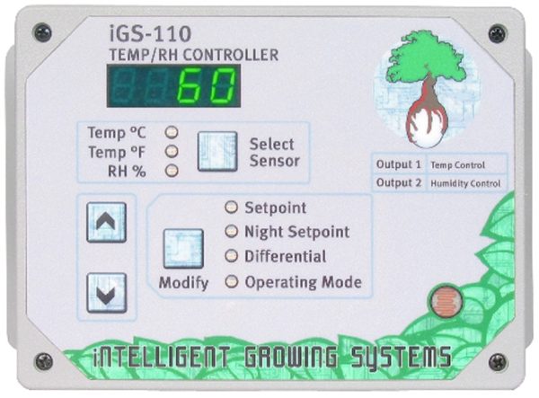 Rh/temp smart control, external probe: 2 equipments