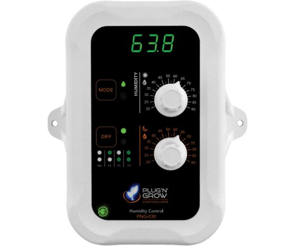 Day and night humidity controller with display