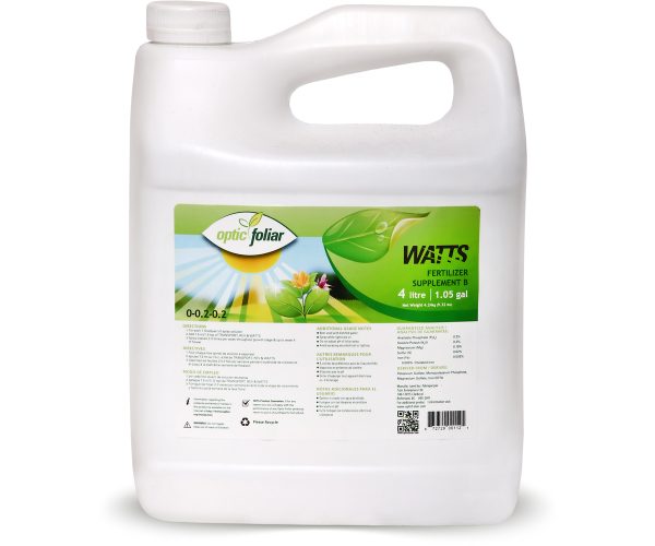 Optic foliar watts, 4 l