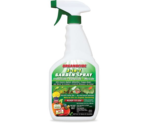 Olmfrtu 1 - organocide bee safe 3-in-1 garden spray, 24 oz