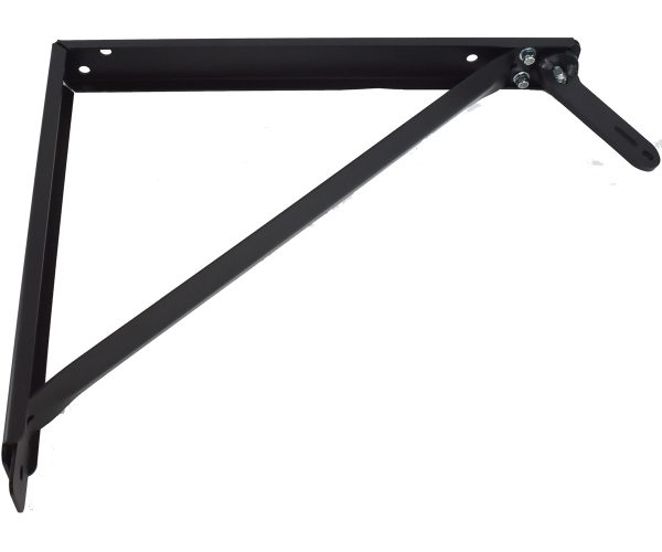 Schaefer adjustable wall mount for up to 24" fans, black