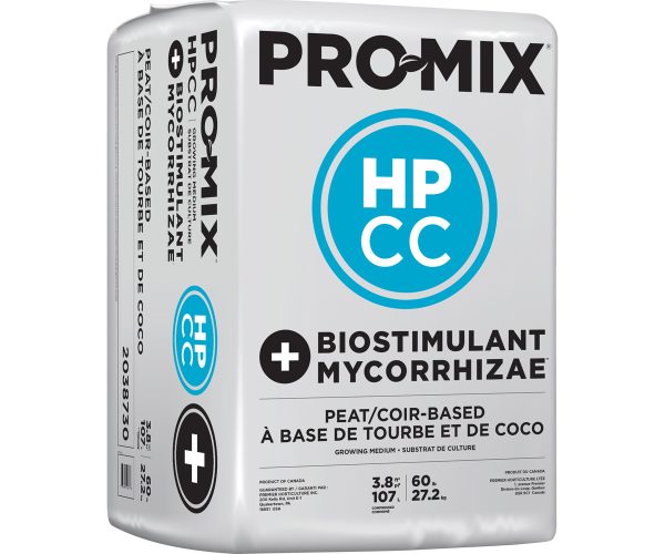 Pro-mix hpcc biofungicide + mycorrhizae, 3. 8 cu ft, 30 per pallet