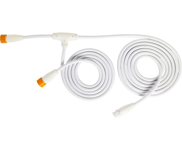 Photo loc 0-10v control cable 8' trunk + 5' branch (white)