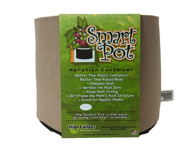 Smart pot, tan, 150 gal, 45" x 22"