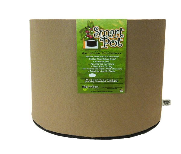 Smart pot, tan, 300 gal, 60" x 24"