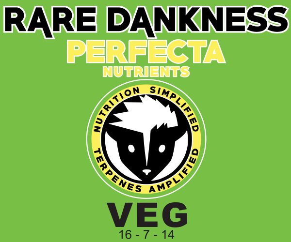 Rare dankness nutrients perfecta veg, 1 gallon pail, 6 lbs
