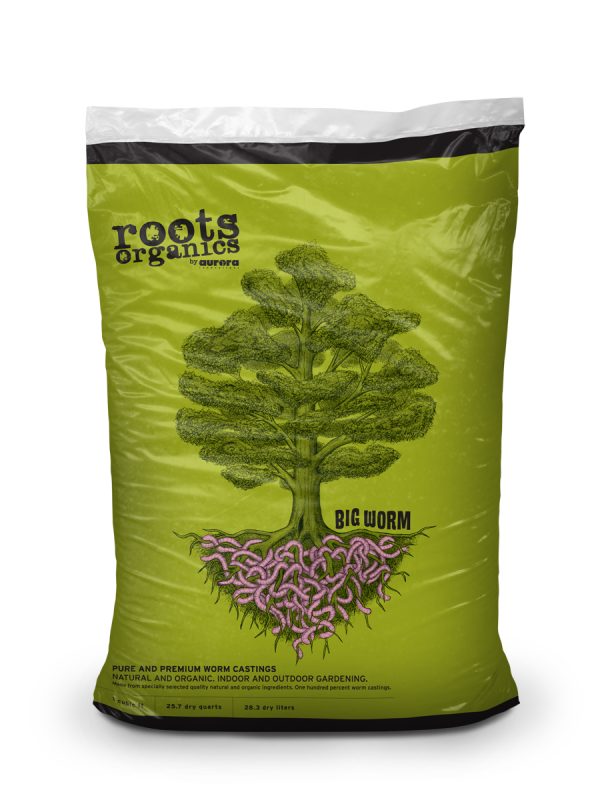 Roots organics big worm worm castings, 1 cu ft