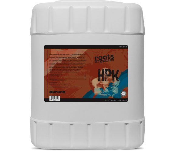 Roots organics hpk 0-4-3, 5 gal