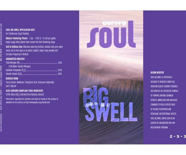 Soul big swell, 15 gal