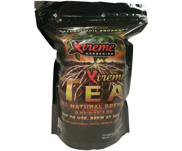 Xtreme tea brews individual pouches, 80 g & microbe food packs, 7 g (10 each)