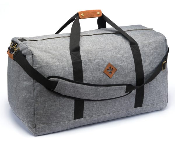 Revelry supply the continental large duffle, crosshatch grey