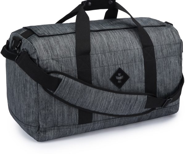 Revelry supply the continental large duffle, striped black