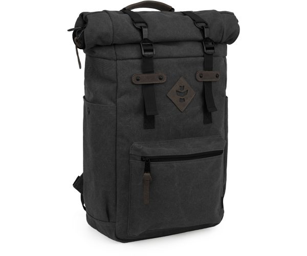 Rv70090 1 - revelry supply the drifter rolltop backpack, smoke