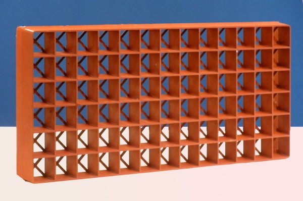 Grodan gro-smart tray, 78-cell, terracotta