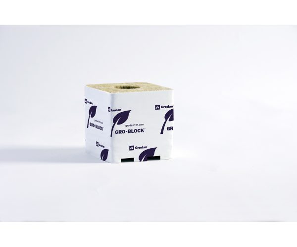 Grodan improved gr10 (white foil) 4" x 4" x 4", 1,584 blocks loose on pallet