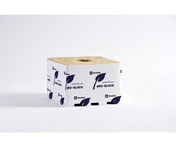 Grodan improved gro-block, jumbo 6" x 6" x 4", case of 64
