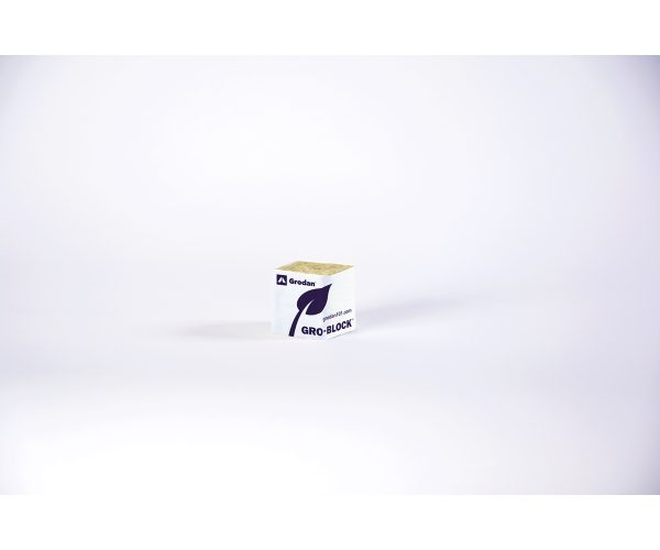 Grodan gro block improved mini block 1. 5" shrink wrapped/strip