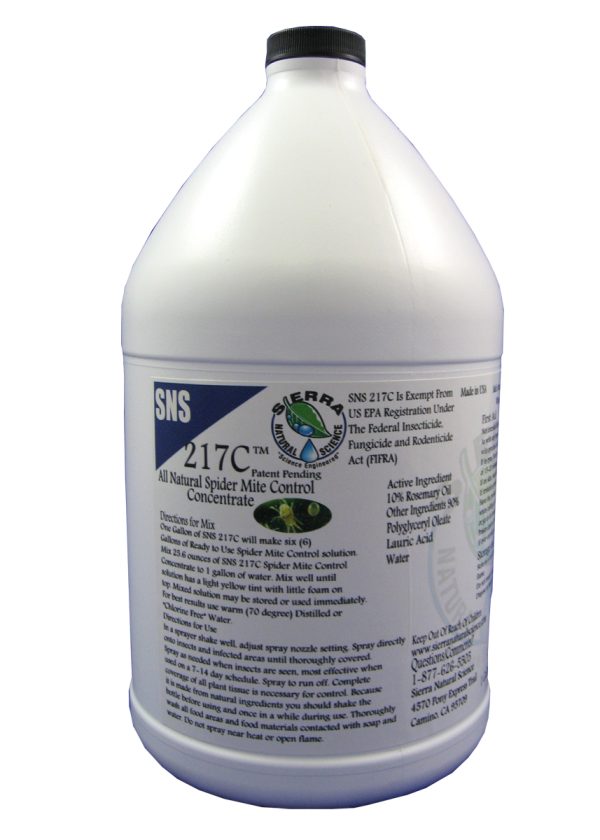 Sn217cgal 1 - sns 217c mite control concentrate, 1 gal