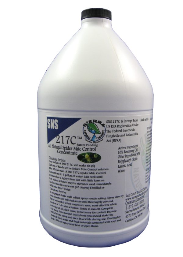 Sns 217c mite control concentrate, 1 gal