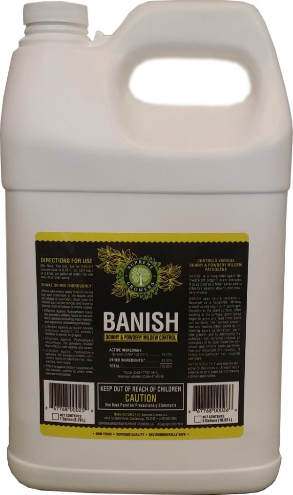 Supreme growers banish, 1 gal