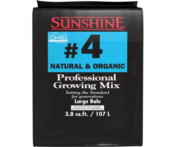 Sungro horticulture sunshine natural & organic mix #4, 3. 8 cu ft