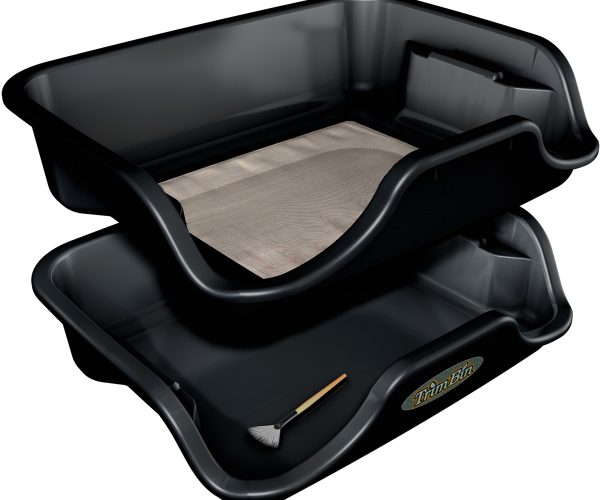 Harvest more trim bin, black
